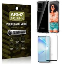 Capinha Samsung S20 Ultra Anti Shock + Película De Vidro 3D - Armyshield