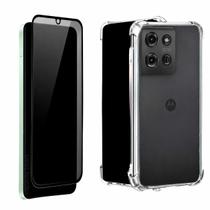 Capinha Siilicone + Película Privativa de Vidro para Moto G75 5G Capinha Siilicone + Película Privativa de Vidro para Moto G75 5G