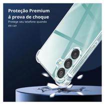 Capinha Silicone Antichoque Transparente Compatível com Samsung A25 5G