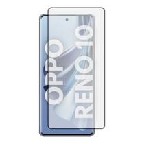 Capinha Silicone Aveludada Oppo Reno 10 + Película Vidro 3D / Privativa / Hidrogel