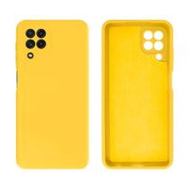 Capinha silicone case amarela. Compatível smartphone A12 Samsung - Vts informática