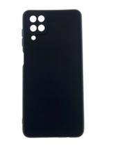Capinha silicone case Preta compatível com smartphone A12 Samsung - Vts informática
