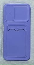 Capinha Silicone Compativel Xiaomi Redmi 9T 6.53 Porta Cartão Aveludada