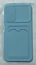 Capinha Silicone Compativel Xiaomi Redmi 9T 6.53 Porta Cartão Aveludada