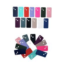 Capinha Silicone Cover Compativel Motorola Moto G10 G30 6.5 Aveludada