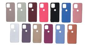 Capinha Silicone Cover Compativel Motorola Moto G100 6.7 Aveludada