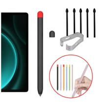 Capinha silicone + kit 5 pontas para S-Pen Tab S9 11 SM-X710