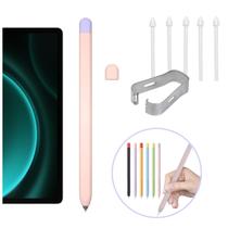 Capinha silicone + kit 5 pontas para S-Pen Tab S9 11 SM-X710 Capinha silicone + kit 5 pontas para S-Pen Tab S9 11 SM-X710