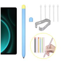 Capinha silicone + kit 5 pontas para S-Pen Tab S9 11 SM-X710 Capinha silicone + kit 5 pontas para S-Pen Tab S9 11 SM-X710