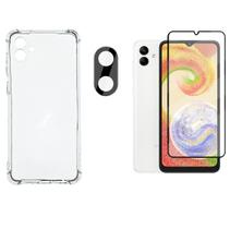 Capinha Silicone + Pelicula 3d + Camera Para Samsung Galaxy A04e