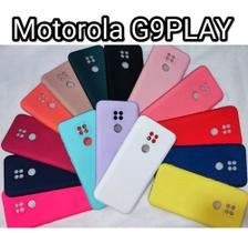 Capinha Silicone Veludo Dentro. Motorola G9 play/G9