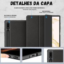 Capinha Slot Caneta Auto Sleep Tpu Para Galaxy Tab S8+ 12.4 Capinha Slot Caneta Auto Sleep Tpu Para Galaxy Tab S8+ 12.4