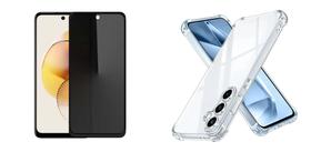 Capinha TPU + Película Privacidade Vidro para Samsung Galaxy A37 5g