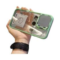 Capinha Transparente Anti-Choque para iPhone 15/14/13/12/11 Pro Max - com Protetor de Lente de Câmera