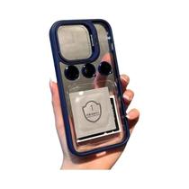 Capinha Transparente Anti-Choque para iPhone 15/14/13/12/11 Pro Max - com Protetor de Lente de Câmera