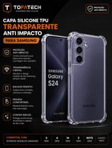 Capinha Transparente Anti Impacto para Samsung Cantos Reforçados Alta Proteção MODELO:S20 FE Capinha Transparente Anti Impacto para Samsung Cantos Reforçados Alta Proteção MODELO:S20 FE