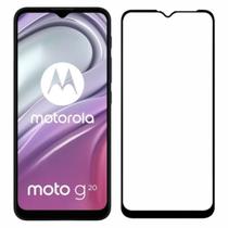 Capinha Transparente Moto G10 + Película Vidro 3D Tela Toda