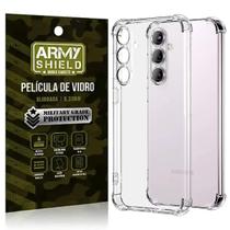 Capinha Transparente + Pelicula de Vidro 3D Galaxy S25 - Armyshield