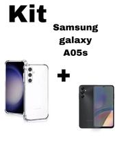 Capinha Transparente + Película Fosca Privacidade Samsung Galaxy A05S