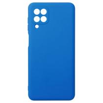 Capinha Veludo Azul compatível Galaxy M22 M225 6.4 + Pel Vidro 3d Full - Cell In Power25 - Samsung
