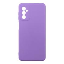 Capinha Veludo Lilas compatível Galaxy M52 5G M526 + Pel Vidro 3d Full - Cell In Power25