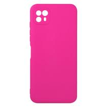 Capinha Veludo Rosa Pink Moto G50 5G XT2137 + Pel Vidro 3d Full - Cell In Power25 - Motorola