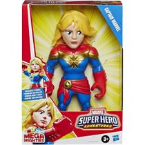 Capitã Marvel Heroes Mega Mighties Marvel Super Hero Adventures Boneca 25 cm E4132/E7933 - Hasbro