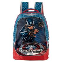 Capitão América-Mochila M Shield Xeryus 5012 - Mochilas Escolares