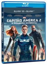 Capitão América Soldado Invernal - Blu Ray + 3D Ação
