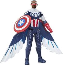Capitão América Titan Hero, Marvel Studios, 12' com Asas - Crianças 4+ - Avengers