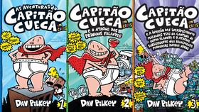 Capitão Cueca Do Volume 1 Ao 3 - Dav Pilkey - COMPANHIA DAS LETRAS