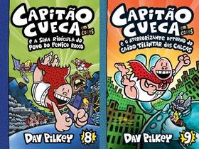 Capitão Cueca Volumes 8 E 9 - Dav Pilkey - COMPANHIA DAS LETRAS
