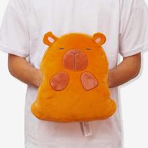 Capivara Almofada Huggy Toque de Seda Zonacriativa