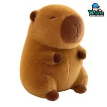 Capivara de Pelúcia 45cm Antialérgica Lavável com Zíper Com ou Sem Cachecol Capivara de Pelúcia 45cm Antialérgica Lavável com Zíper Com ou Sem Cachecol