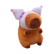 Capivara de Pelúcia - Brinquedo de Simulação Cosplay (Lúcifer, Gato, Pikachu, Hello Kitty, Kuromi)