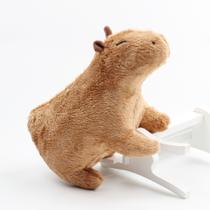 Capivara de Pelúcia Filó Bicho de Pelúcia Decorativo Brinquedo Infantil Capibara Safari Selva Fofa - WU Bichos De Pelúcia