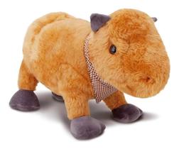 Capivara de Pelucia Porco do Mato Menino Grande com Lenço 44cm Cortex Pelucias HAS Brasil