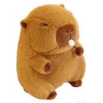 Capivara De Pelúcia Tamanho Pequeno 24Cm X 18Cm Capivara De Pelúcia Tamanho Pequeno 24Cm X 18Cm