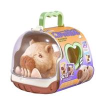 Capivara Elétrica Infantil - Brinquedo de Pelúcia com Som e Movimento