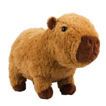 Capivara Filó Filomena Pelúcia Marrom Escuro Fofa 32cm - Foffy Capivara Filó Filomena Pelúcia Marrom Escuro Fofa 32cm - Foffy