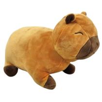 Capivara Pelúcia Marrom 22 Cm Comprimento Macia E Fofinha Capivara Pelúcia Marrom 22 Cm Comprimento Macia E Fofinha