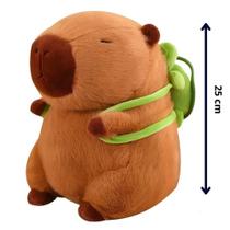 Capivarara Pelúcia Antialérgica 25 Cm Mochila Filó