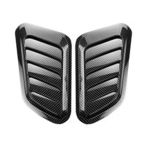 Capô De Carro Em Fibra De Carbono Com Entrada De Ar (2 Peças) - Acessório Universal De Estilo