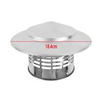 Capô De Chaminé De Aço Inoxidável De 110mm 160mm Para Telhado, Saída De Ar Fresco Para Parede