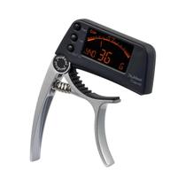 Capo e Afinador de Guitarra Profissional 2 em 1 com Display LED - Para Guitarras Elétricas e Acústicas