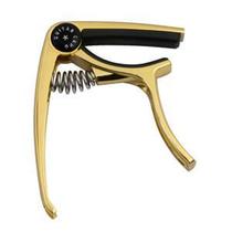 Capo para ukulele metalico - dourado