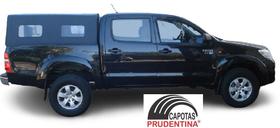 Capota Alta de Lona Para Hilux Cabine Dupla de 2005 a 2015 sem Santo Antonio Capotas Prudentina Capota Alta de Lona Para Hilux Cabine Dupla de 2005 a 2015 sem Santo Antonio Capotas Prudentina