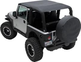 Capota de Tecido para Carro Smittybilt Estendida Diamante Preta SB94635