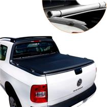 Capota Lona Marítima Volkwagen Saveiro Cabine Dupla G5/G6/G7 com Ganchos - Capotas Paraná
