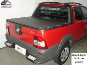 Capota Marítima Track p/ Strada Working Dupla até 2013 p/colocar c/Ganchos Originais c/Step- Capotas Prudentina Capota Marítima Track p/ Strada Working Dupla até 2013 p/colocar c/Ganchos Originais c/Step- Capotas Prudentina